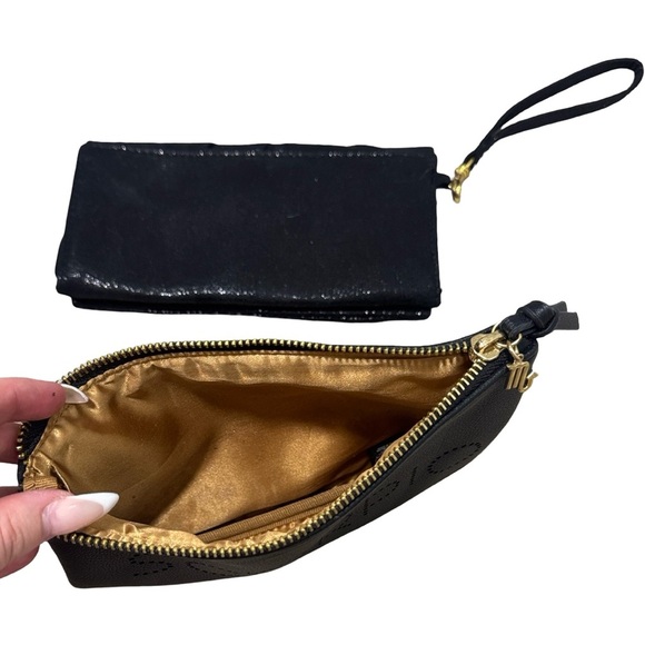 Sephora Black Glitter Wristlet & “Scorpio” Zodiac Pouch Set - Picture 4 of 7
